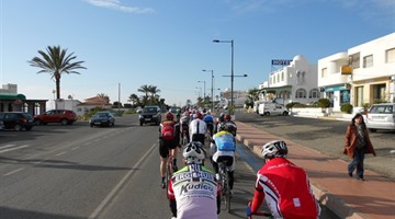 Mojacar wielerstages februari 2012